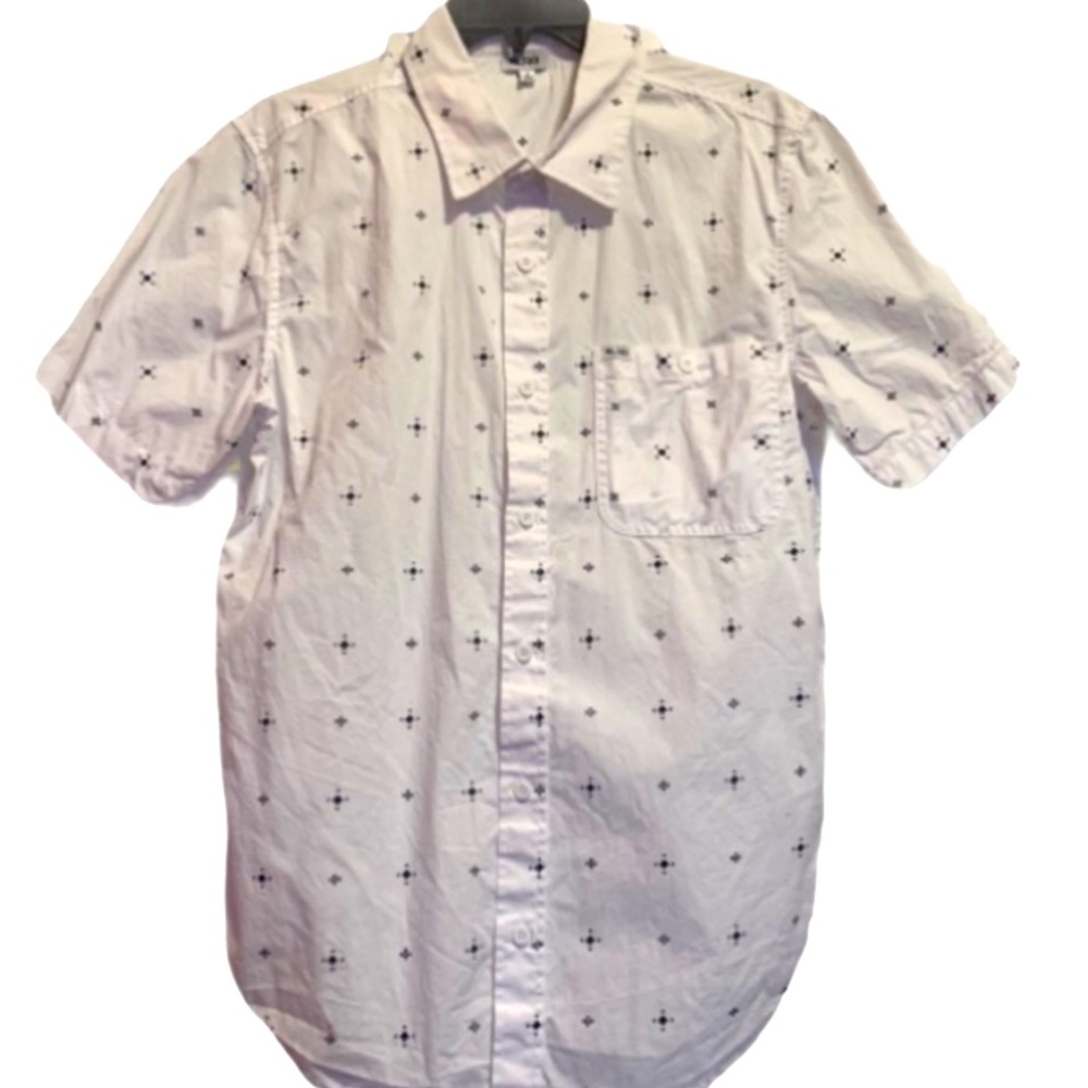 LRG Cotton Short Sleeve Button Down Shirt